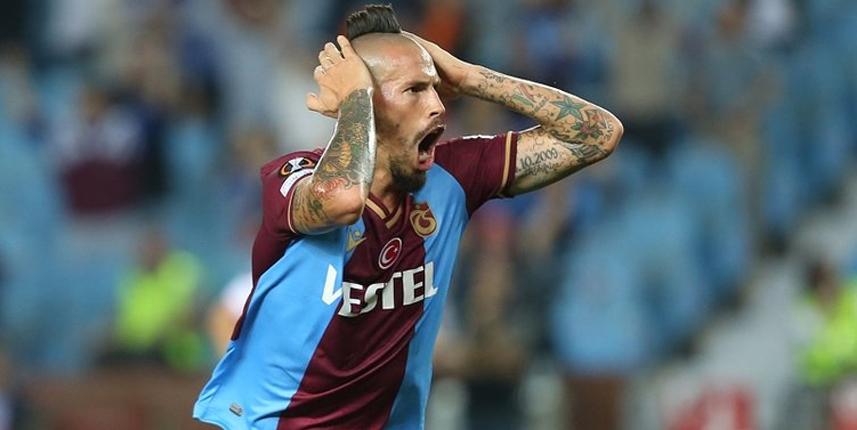 Trabzonspor'un yıldızı Hamsik göz kamaştırıyor. Foto Haber 6
