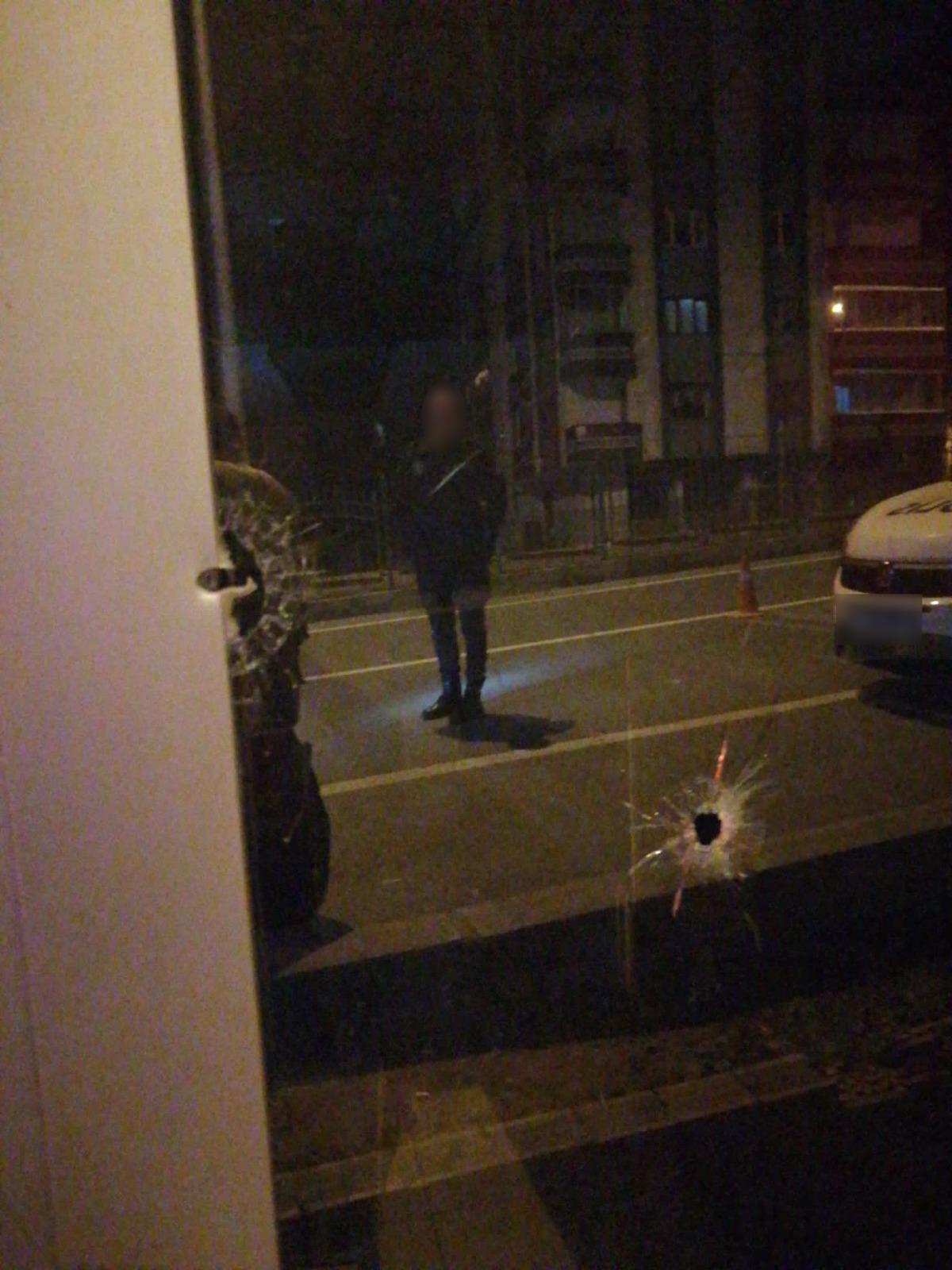 Trabzon'da işyerine kurşunlama! Görüntüler ortaya çıktı. Foto Haber 4