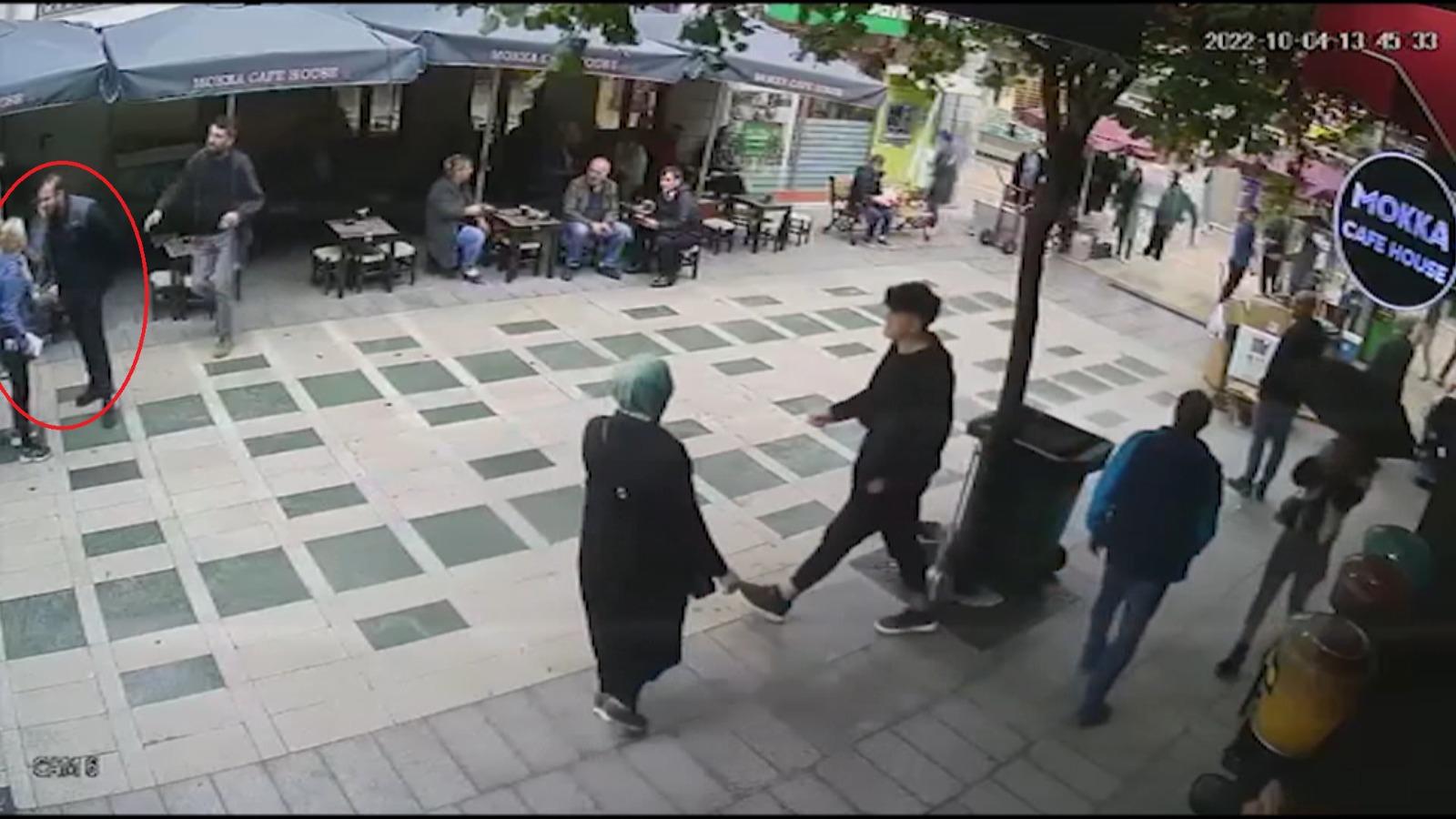 Trabzon'da engelliler için bilet satan kadına atılan tokat kameralara yansıdı. F.Galeri 2