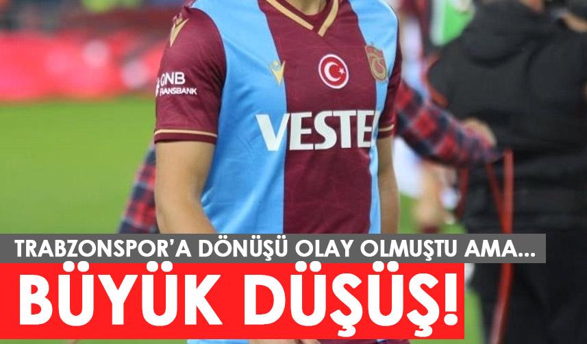 Trabzonspor'a döndü fakat bekleneni bir türlü veremedi! 1