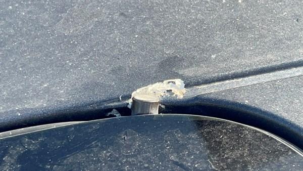 Trabzon'da yorgun mermi araca ibaret etti. Foto Haber 7