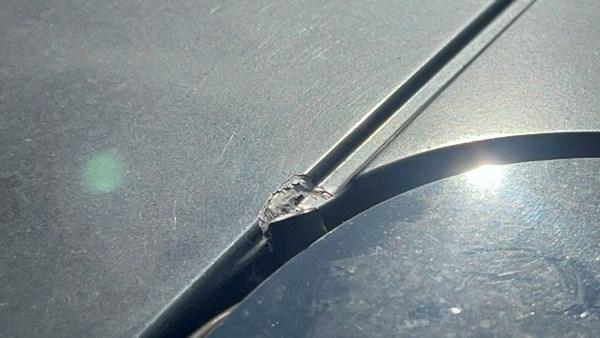 Trabzon'da yorgun mermi araca ibaret etti. Foto Haber 5