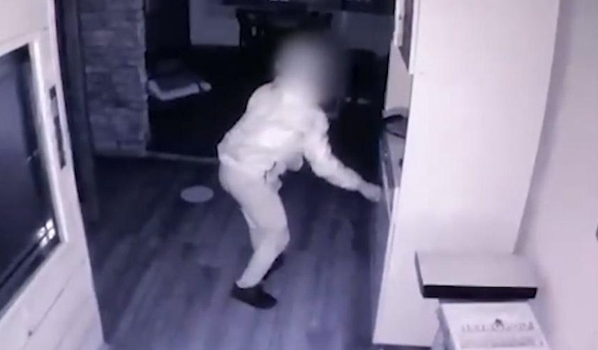 Trabzon'da iş yerine giren hırsız kameraları hesaba katmadı! Foto Haber 4