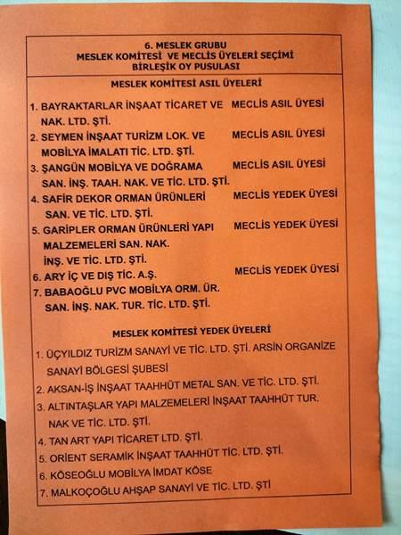 TTSO'da seçim heyecanı! İşte listeler. Foto Haber 15