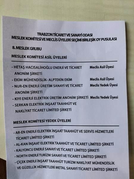 TTSO'da seçim heyecanı! İşte listeler. Foto Haber 8