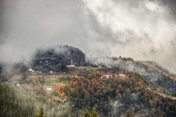Trabzon'da Taşlıyatak Yaylası sonbahar renklerine büründü. Foto Galeri 13