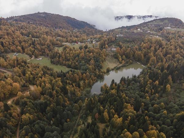 Trabzon'da Taşlıyatak Yaylası sonbahar renklerine büründü. Foto Galeri 5