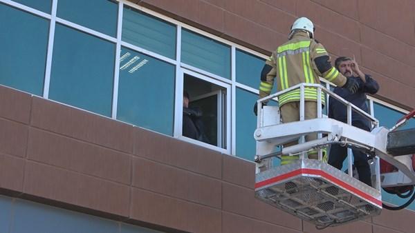 Gümüşhane Devlet Hastanesi’nde yangın tatbikatı. Foto Haber 5