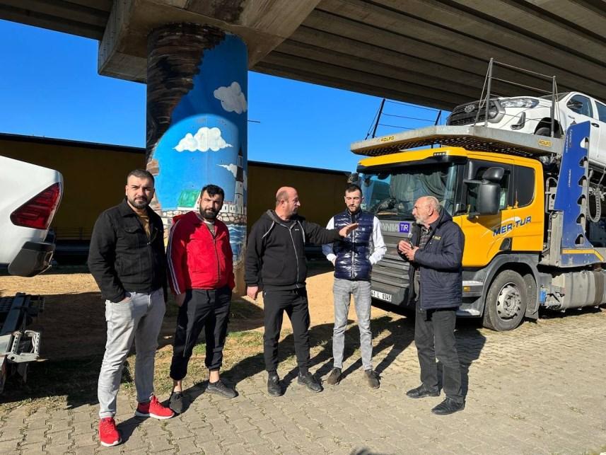 Sarp Sınır Kapısı'nda tır kuyruğu! Tam 8 km. 11