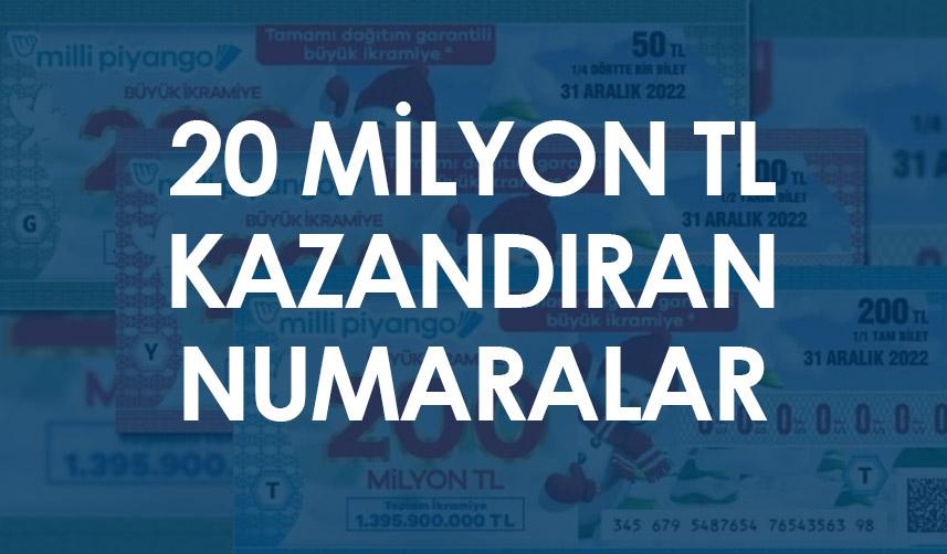 2023 Milli Piyango Yılbaşı çekiliş sonuçları! Milli Piyango bilet sorgulama! Sıralı tam liste 6
