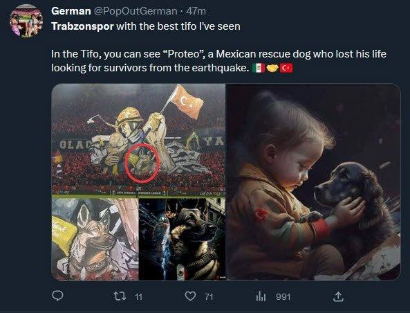 Trabzonspor'un deprem koreografisi Dünyada ses getirdi 5