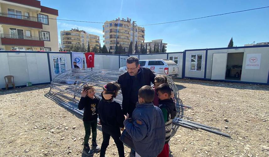 Afet bölgesinden dönen Başkan Genç izlenimlerini anlattı! 11