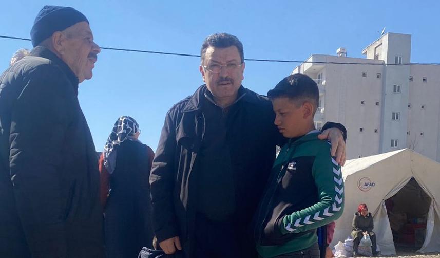 Afet bölgesinden dönen Başkan Genç izlenimlerini anlattı! 14