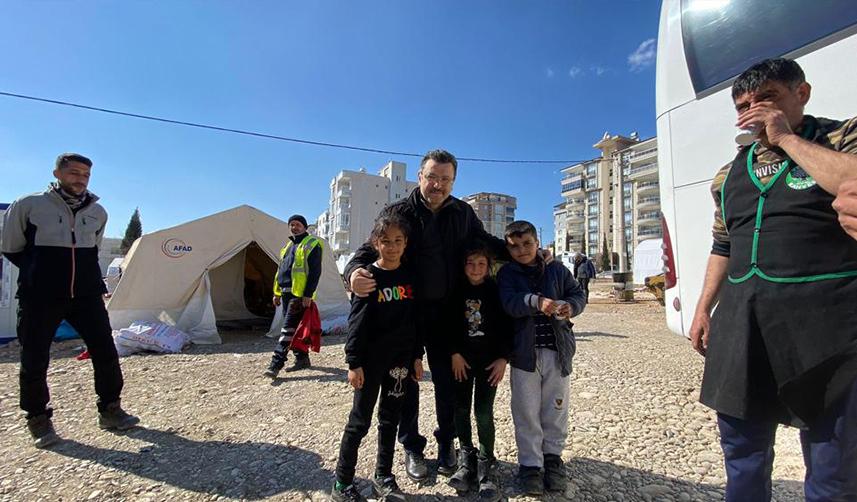 Afet bölgesinden dönen Başkan Genç izlenimlerini anlattı! 10