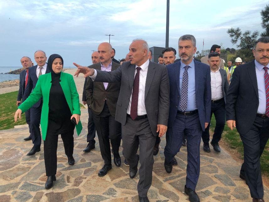 Bakan Karaismailoğlu Ganita’yı gezdi. 4