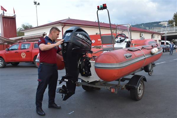 Trabzon'da itfaiyeci kardeşler 17 yıldır insanların yardımına koşuyor 8