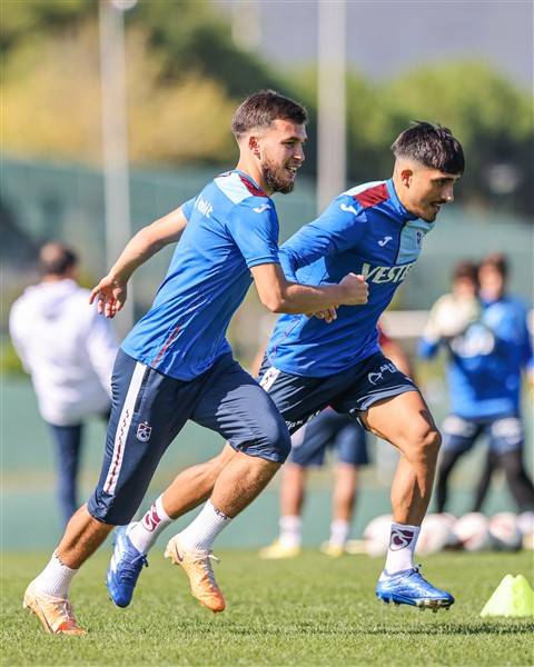 Trabzonspor’un Alanyaspor maçı hazırlıkları sürüyor 14