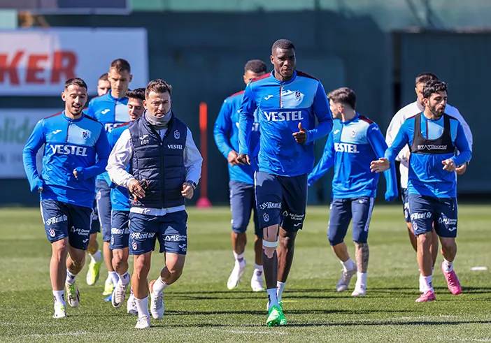 Trabzonspor Başakşehir maçı hazırlıklarına başladı 34