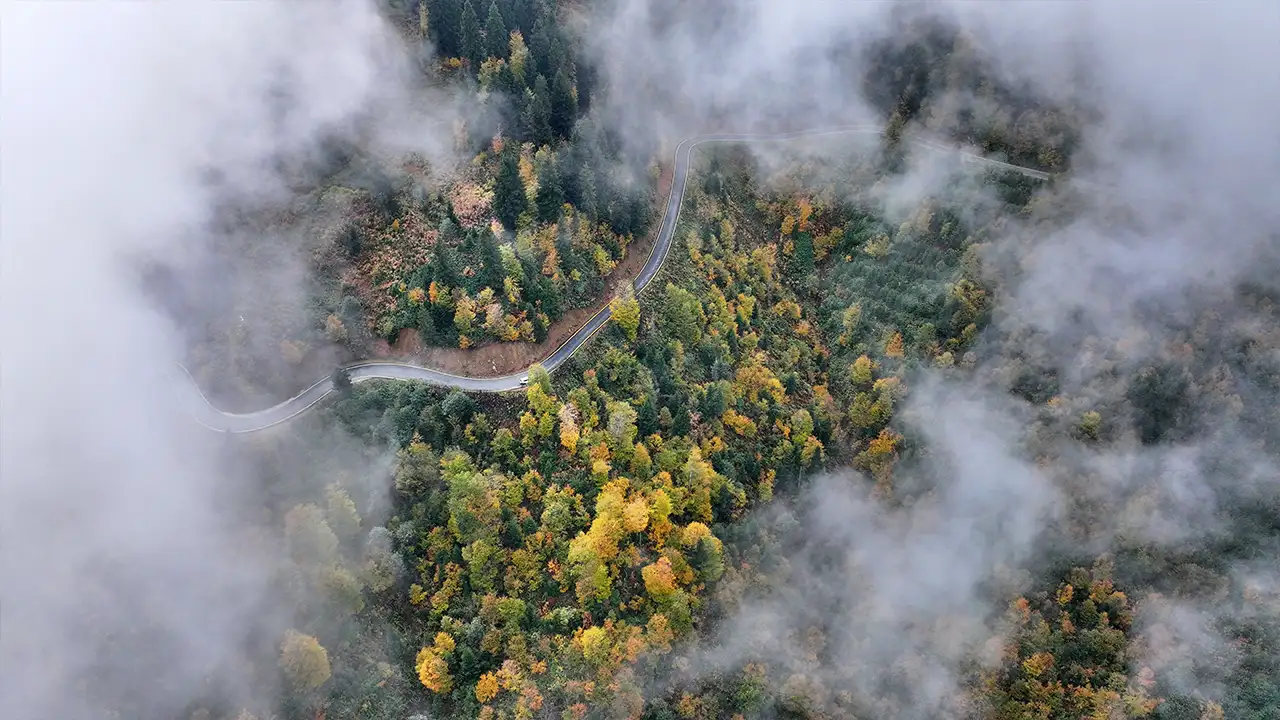 Trabzon’un yaylaları sonbahar renklerine büründü: Sisirna ve Karadağ yaylalarında görsel şölen 5