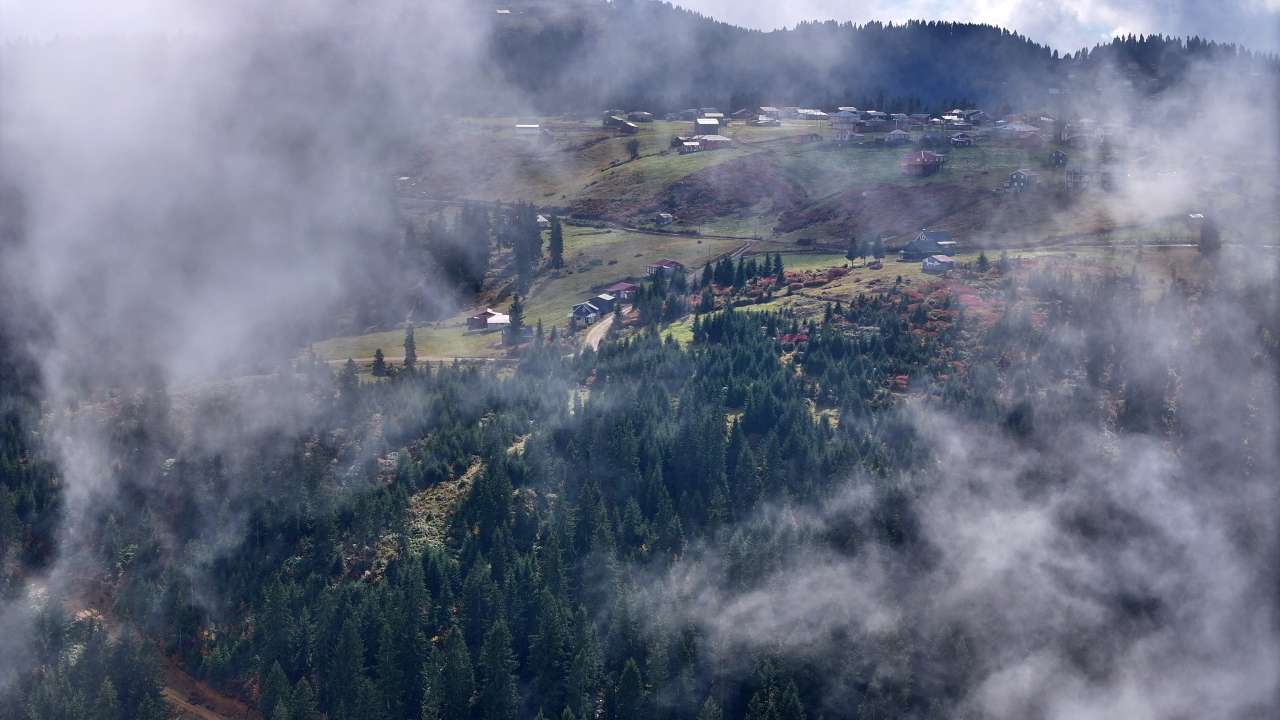Trabzon’un yaylaları sonbahar renklerine büründü: Sisirna ve Karadağ yaylalarında görsel şölen 1