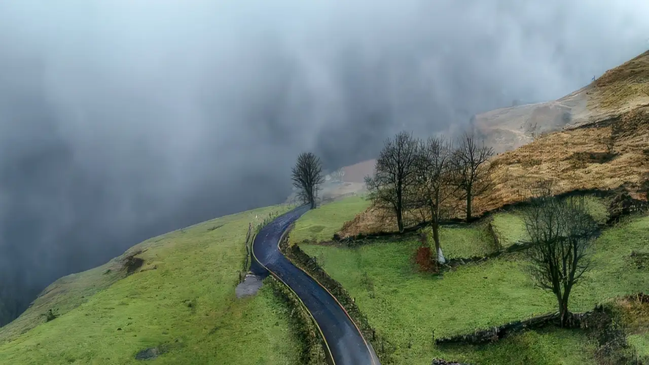 Gümüşhane’nin saklı cenneti Santa Harabeleri sonbahara veda ediyor 1