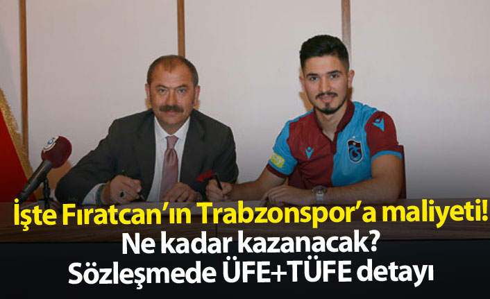 Trabzonspor'a maliyeti