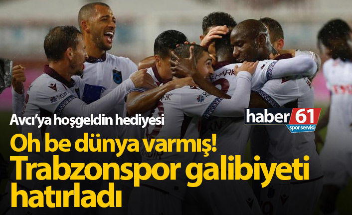 Trabzonspor Erzurumspor&#039;u yendi galibiyeti hatırladı
