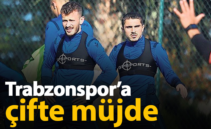 Trabzonspor&#039;da çifte müjde!
