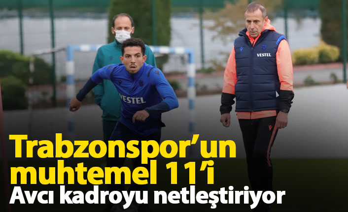 Trabzonspor&#039;un muhtemel Sivasspor 11&#039;i