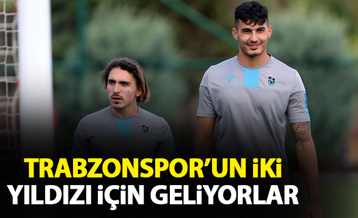 Trabzonspor&#039;un iki yıldızına dev talip! İzlemeye geliyorlar