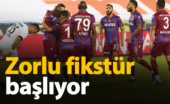 Trabzonspor 11 günde 4 maça çıkacak