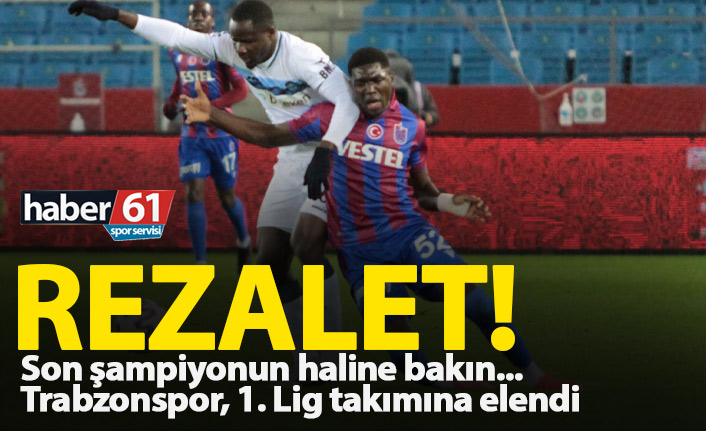 Trabzonspor Adana Demirspor&#039;a elendi