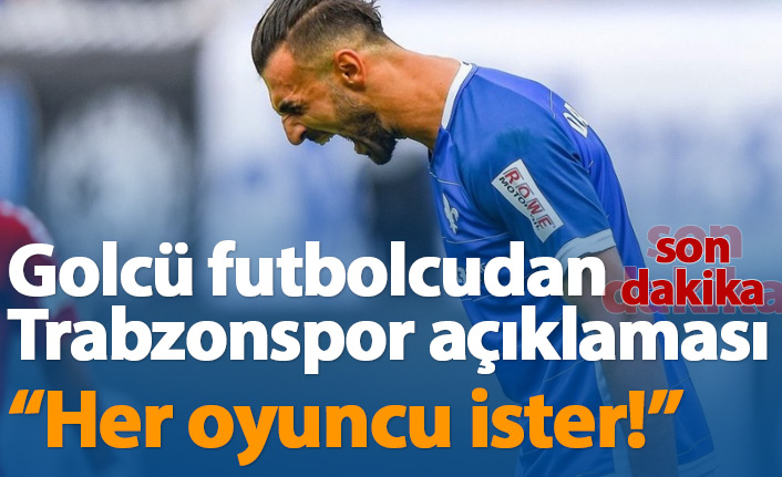 Serdar Dursun&#039;dan Trabzonspor açıklaması