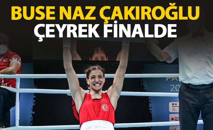 Trabzonlu Boksor Buse Naz Cakiroglu Ceyrek Finalde