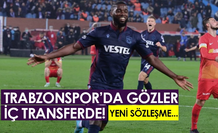 Trabzonspor'da gözler iç transferde! Yeni sözleşme...
