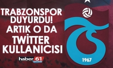 Trabzonspor duyurdu! Artık o da twitter kullanıcısı