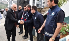 Trabzon Büyükşehir Belediyesi'nde işçilerin yüzü gülüyor