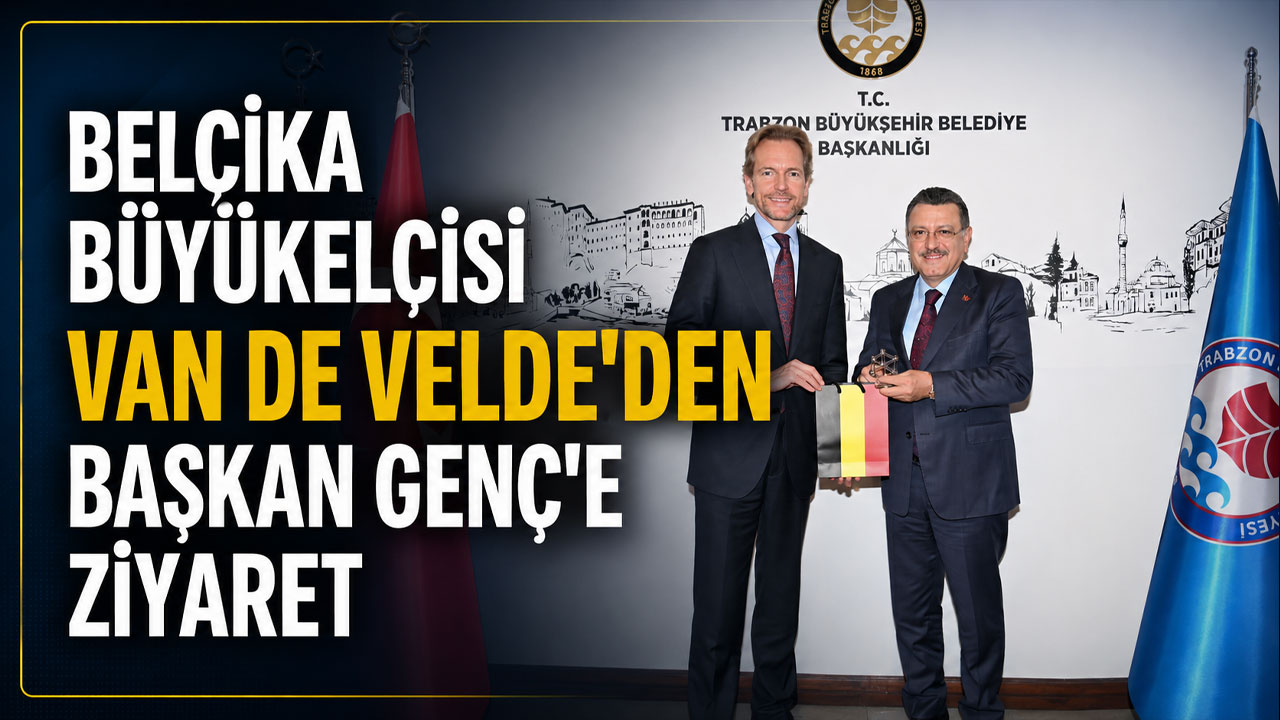 Belçika Büyükelçisi Van de Velde'den Başkan Genç'e ziyaret