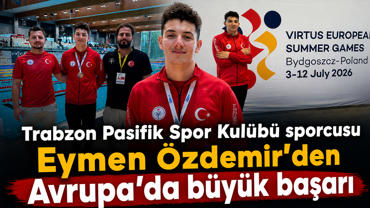 Trabzon Pasifik Spor Kulübü sporcusu Eymen Özdemir’den Avrupa’da büyük başarı