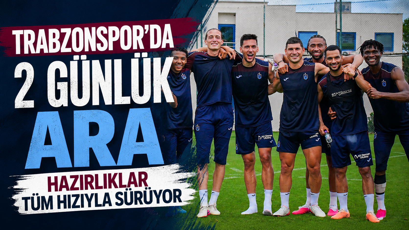 Trabzonspor'da 2 günlük ara: Hazırlıklar tüm hızıyla sürüyor