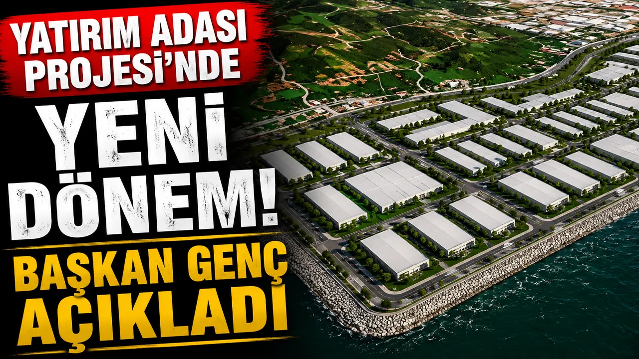 Yatırım Adası Projesi'nde yeni dönem! Dolgu çalışmaları başladı