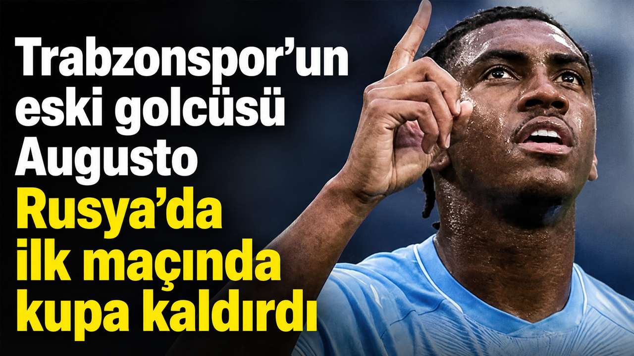 Trabzonspor’un eski golcüsü ilk maçında golle başladı! Kupa kaldırdı