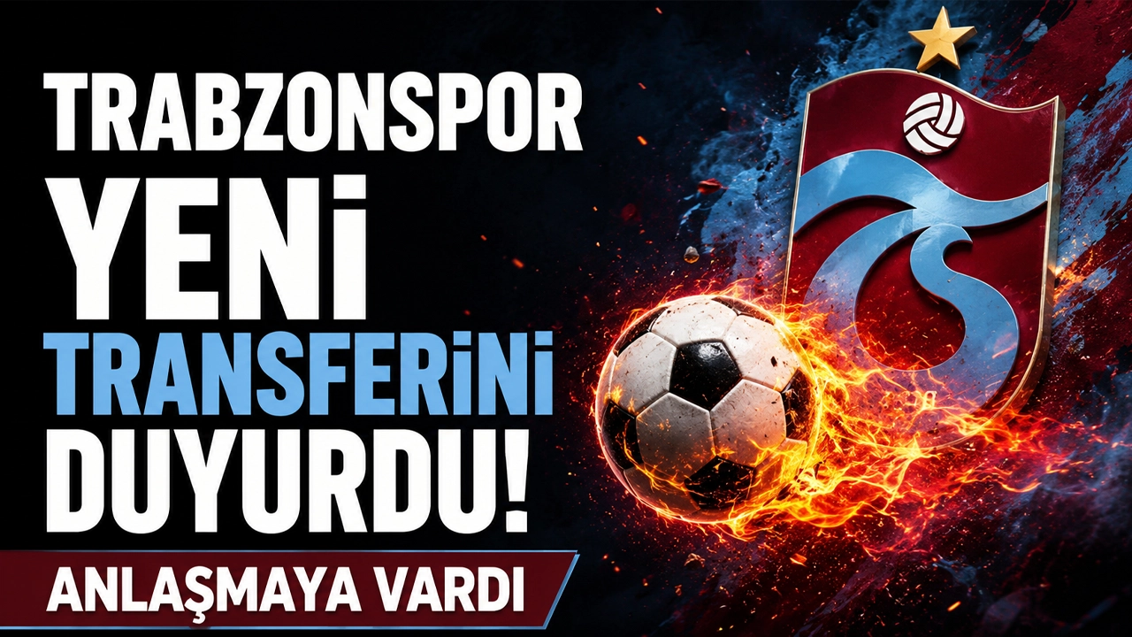 Trabzonspor yeni transferini duyurdu! Anlaşmaya vardı