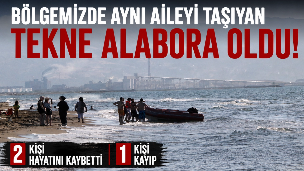Samsun'da aynı aileyi taşıyan tekne alabora oldu: 2 kişi hayatını kaybetti, 1 kişi kayıp