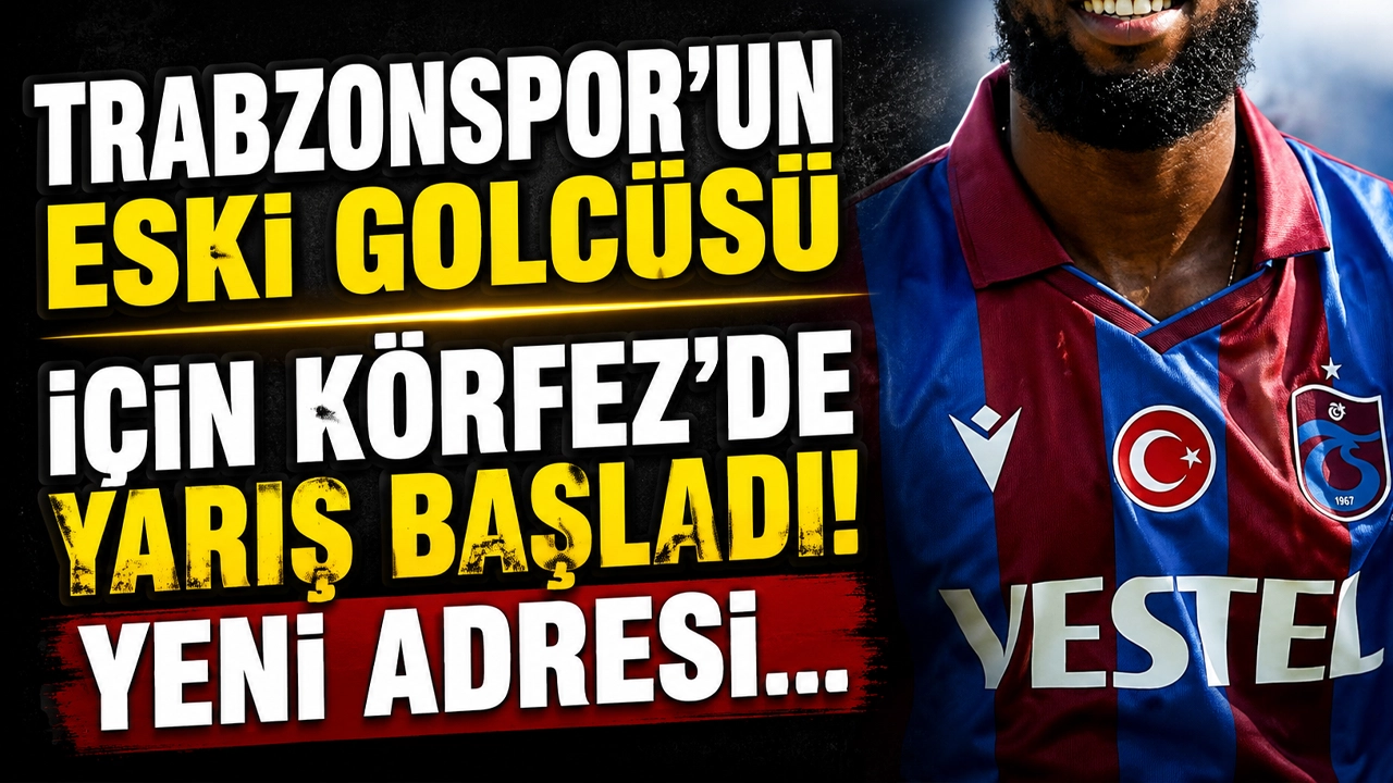 Trabzonspor’un eski golcüsü için Körfez’de yarış başladı! Yeni adresi...