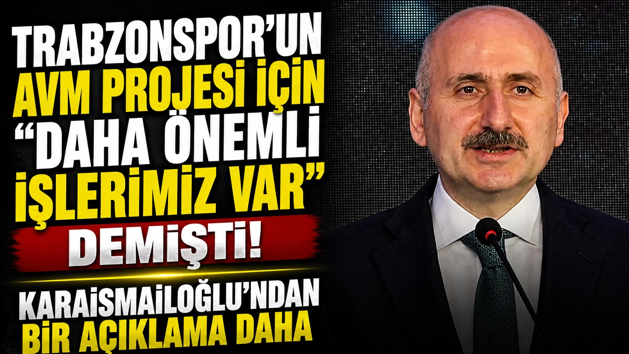 Trabzonspor 'un AVM projesi için "Daha önemli işlerimiz var" demişti! Karaismailoglu'ndan bir açıklama daha