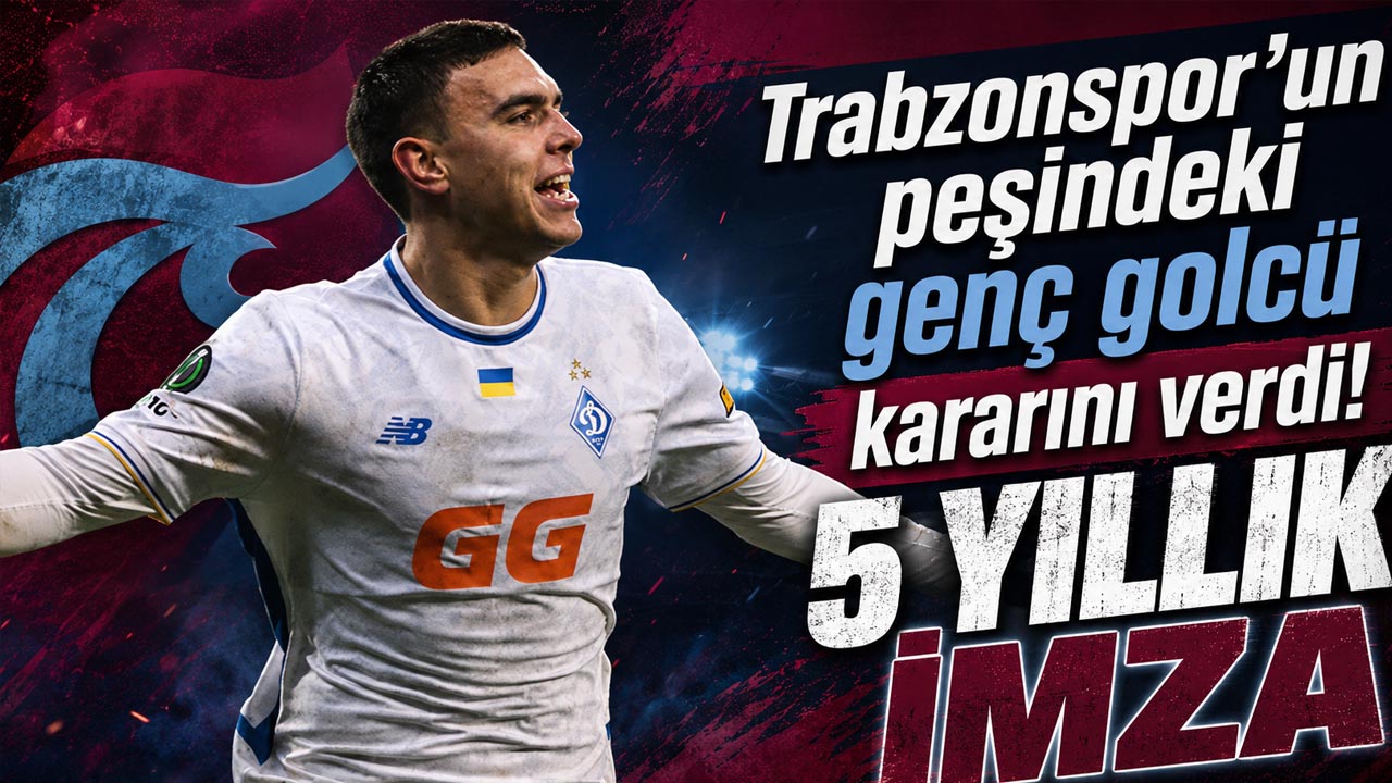 Trabzonspor’un peşindeki genç golcü kararını verdi! 5 yıllık imza