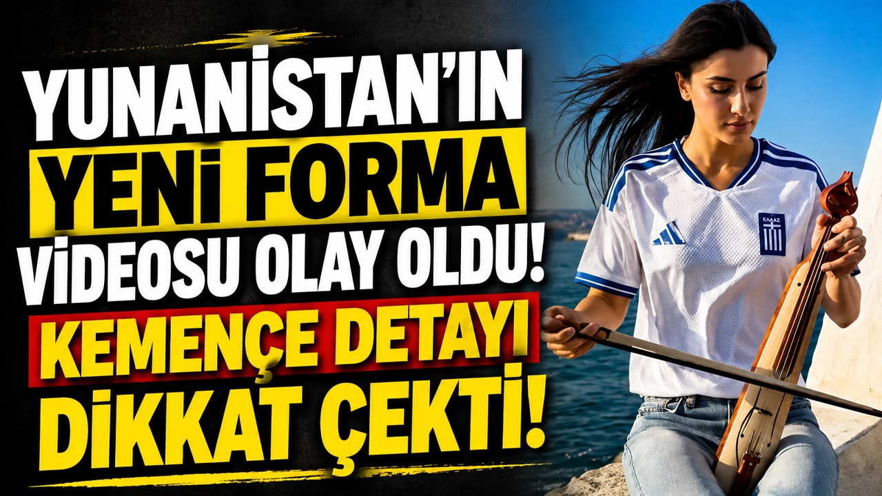 Yunanistan'ın yeni forma videosu olay oldu! Kemençe detayı dikkat çekti
