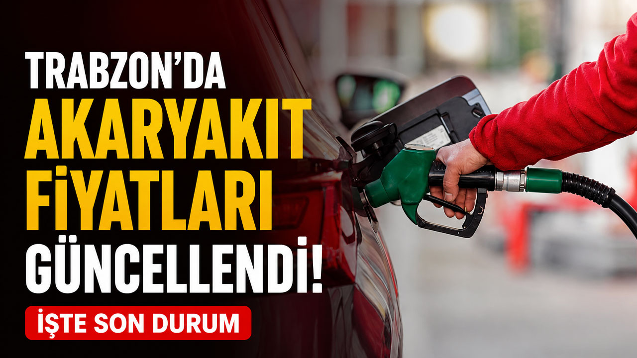 Trabzon'da akaryakıt fiyatları güncellendi! İşte son durum