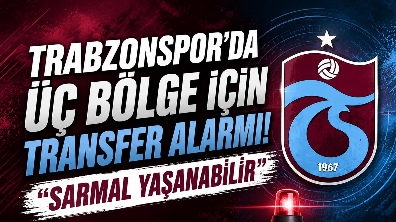 Trabzonspor’da üç bölge için transfer alarmı! “Sarmal yaşanabilir”